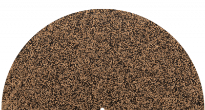 Vinyl Records Slipmat cork dark detail view