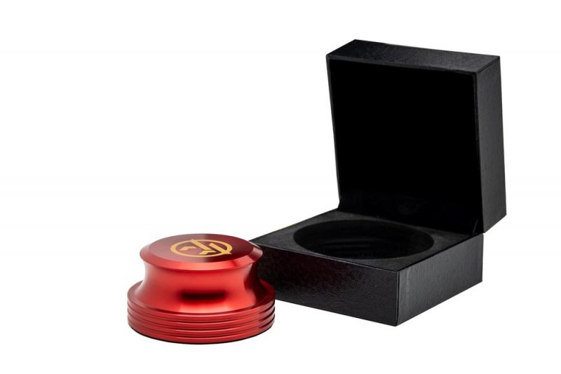 Vinyl Record Stabilizer in red