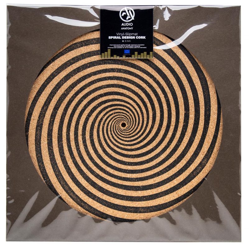 Spiral Slipmat with Packaging from Audio Anatomy