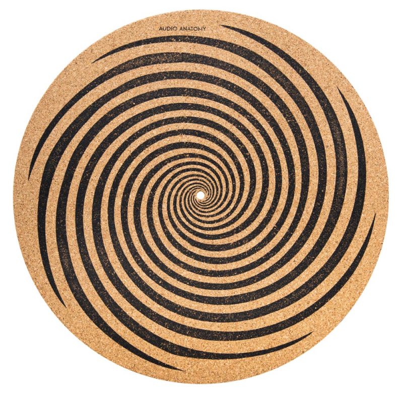 Spiral Slipmat for Vinyl Record