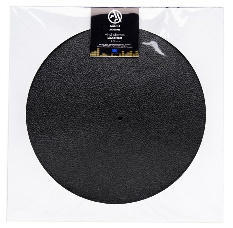 Vinyl Slipmat Leather Black 1,5 mm - Audio Anatomy