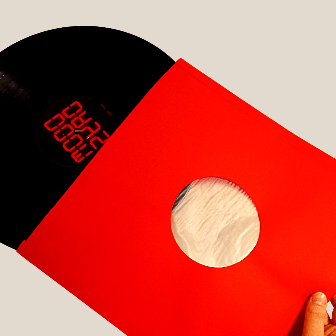 Protective Vinyl Record Sleeve in Red